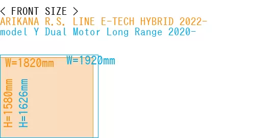 #ARIKANA R.S. LINE E-TECH HYBRID 2022- + model Y Dual Motor Long Range 2020-